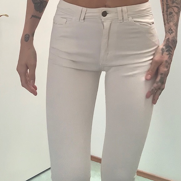AMERICAN APPAREL (rare) mid-high rise jeans with zipper ankle - Picture 5 of 8